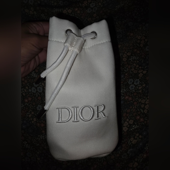 Dior Cream Drawstring Cosmetic Bag - Picture 4 of 7